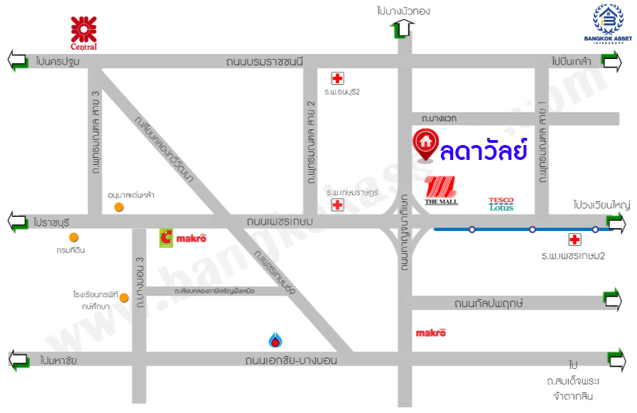 บ้านมือสองตกแต่งใหม่ โครงการ ลดาวัลย์ ปิ่นเกล้า-เพชรเกษม หลังมุม เนื้อที่ 102 ตร.ว. บนพื้นที่ใช้สอย 243.08 ตร.ม. ฟังก์ชัน 4 ห้องนอน 4 ห้องน้ำ 1 ห้องแม่บ้าน จอดรถได้ 2 คัน สภาพแวดล้อมดี ทำเลติดถนนกาญจนาภิเษก เดินทางเข้าสู่เมืองได้สะดวกเชื่อมต่อ ถนนเพชรเกษม ถนนราชพฤกษ์ ถนนกัลปพฤกษ์ ใกล้เดอะมอลล์บางแค ใกล้รถไฟฟ้าสายสีน้ำเงิน "สถานีหลักสอง" และ จุดขึ้นทางด่วน "ศรีรัช"